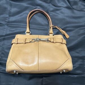 Coach Tan Leather Hamilton Shoulder Bag